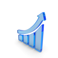 Growing Graphic Chart Icon Glass.G03.2k